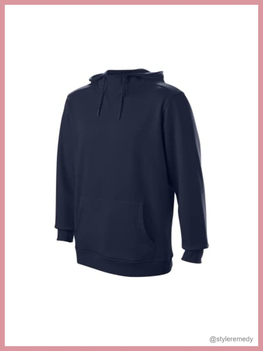 Men's Athletic Fleece Hoodie Moisture Wicking Pullover with Kangaroo Pocket